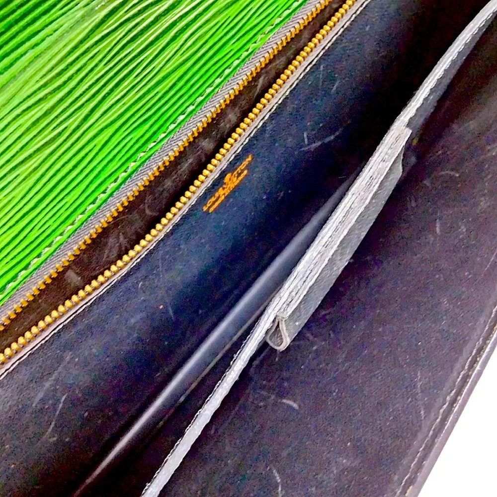 MLOUIS VUITTON Borneo Green Epi Leather Ambassador Business Briefcase Laptop Bag - Picture 6 of 16